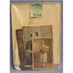 Group of vintage photos including some studio