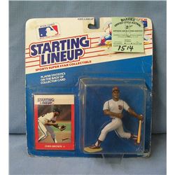 Vintage Chris Brown baseball action figure