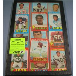 Group of vintage Topps all star Football cards