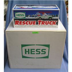 Unopened case of HESS 1994 rescue trucks