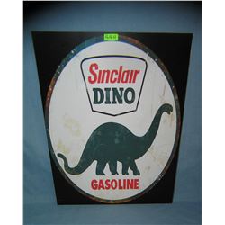 Sinclair Dino Gasoline retro style advertising sign