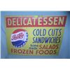 Image 1 : Pepsi Cola Delicatessen retro style advertising sign