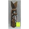 Image 1 : Hand carved figural bird carving
