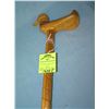 Image 1 : Hand carved duck shaped walking stick