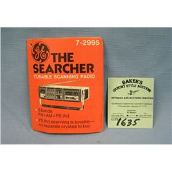 The Searcher tunable scanning radio booklet