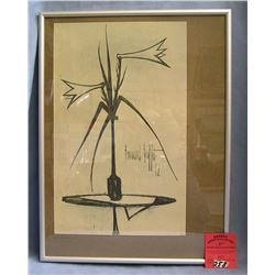 Vintage Bernard Buffet lithograph print