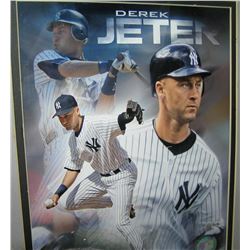 Derek Jeter oversized photo wall diorama