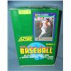 Image 1 : Box of 1991 Score baseball cards