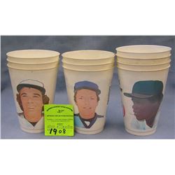 Vintage baseball all star slurpee cups
