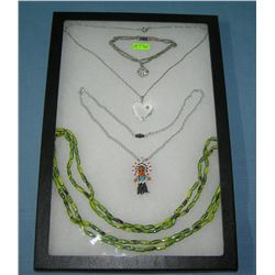 Collection of vintage costume jewelry