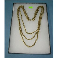 Heavy costume jewelry necklace