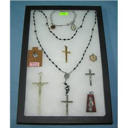 Collection of vintage religious jewelry