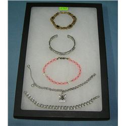 Collection of quality costume jewelry bracelets