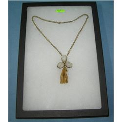 Antique high quality tasseled necklace