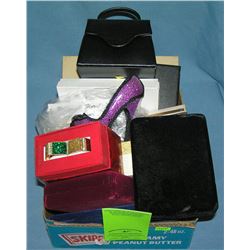 Box of vintage jewelry boxes