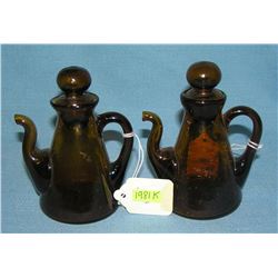 Pair of condiment servers circa late 1800's