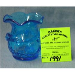 Antique crackle glass vase