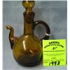 Image 1 : Antique hand blown glass pitcher with stopper