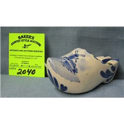 Vintage Dutch Delftware shoe