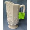 Image 1 : Great early grape decorated Milk Glass pitcher
