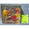 Image 1 : Fruit decorated Lucite paperweight