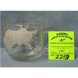 Vintage Nestle company world decorated cup