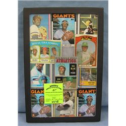 Collection of vintage Topps Vida Blue baseball cards
