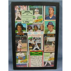 Collection of vintage NY Mets baseball cards