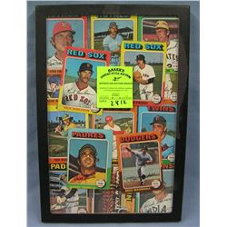 Collection of vintage1975 Topps baseball cards