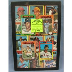 Collection of vintage1975 Topps baseball cards