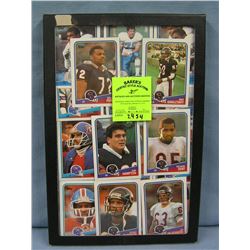Collection of vintage all star football cards