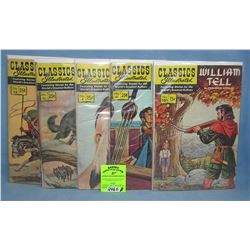 Group of early Classic illustrated comic books