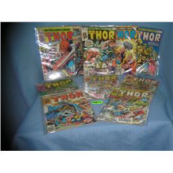 Collection of early Thor comic books