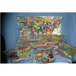 Large group of early Marvel comic books