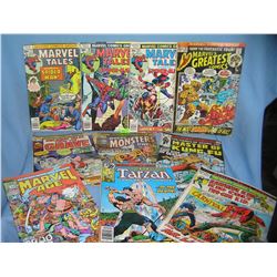 Collection of vintage Marvel comic books