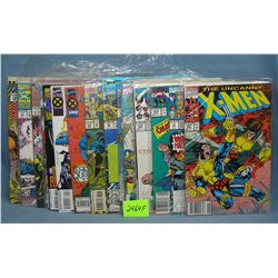 Large group of vintage Marvel Xmen comic books