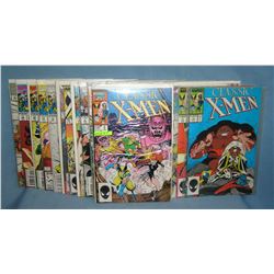 Group of early Xmen comic books