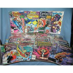 arge collection of Fantastic 4 comic books