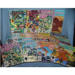 large collection of Fantastic 4 comic books