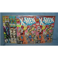 Collection of vintage Xmen comic books