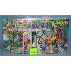 Group of vintage Marvel Xmen comic books