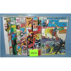 Group of vintage Marvel comic books