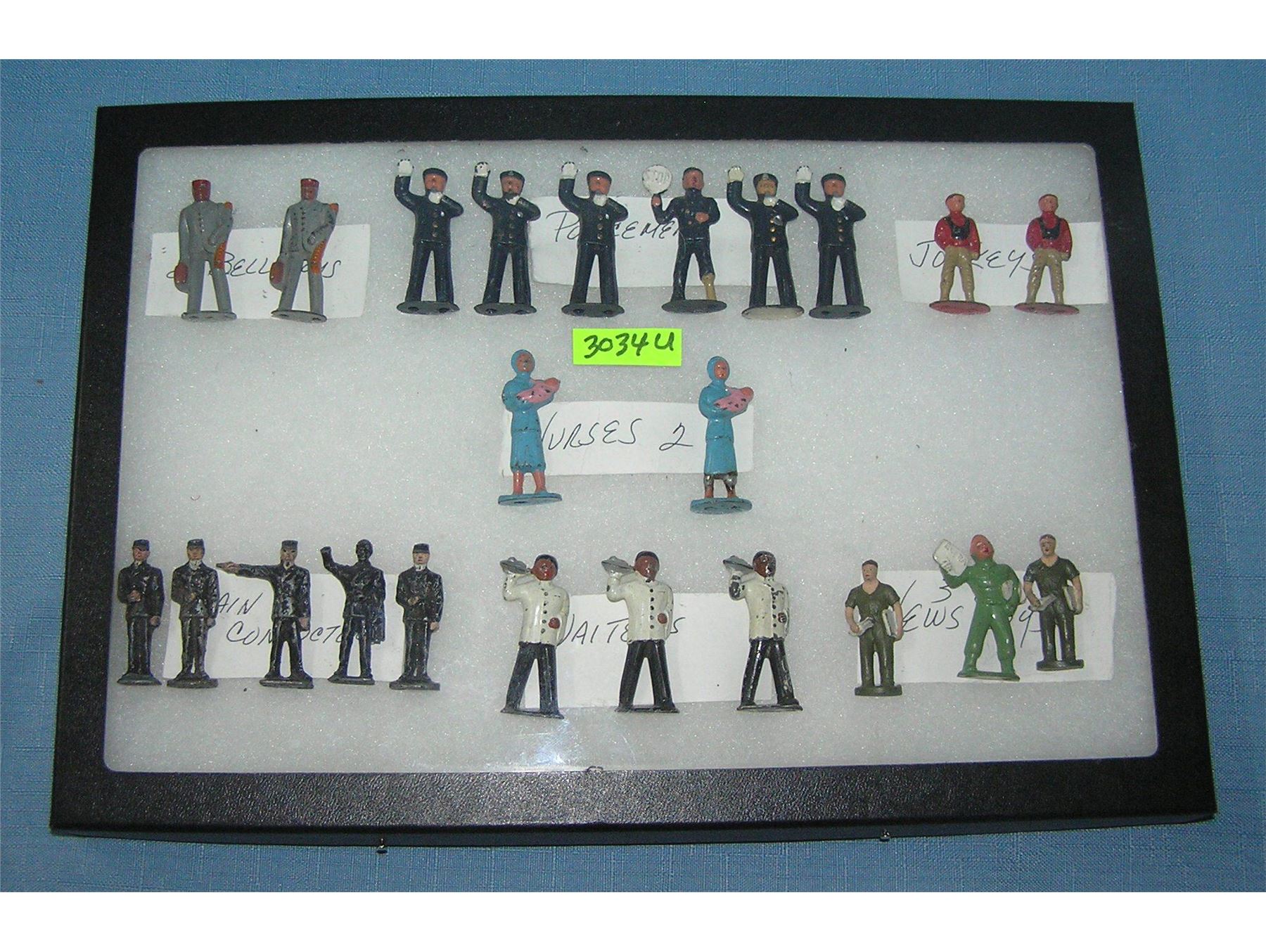 Collection of hand painted lead figures