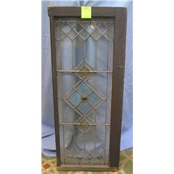 High quality antique leaded stained glass window