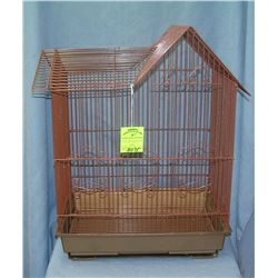 Vintage style all metal bird cage