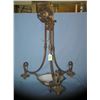 Image 1 : Bronze chandelier w/ grape & leaf decorations