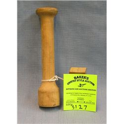 Vintage wood pestle