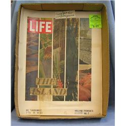 Vintage cover art for LIFE magazine