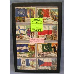 Collection of Topps Flags of the world cards