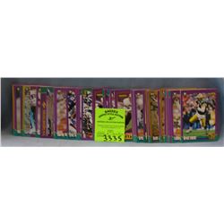 Collection of vintage all star football cards